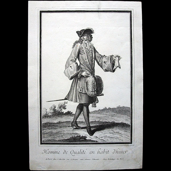 Mariette - Homme de Qualité en Habit d'Esté (circa 1690-1710) – diktats
