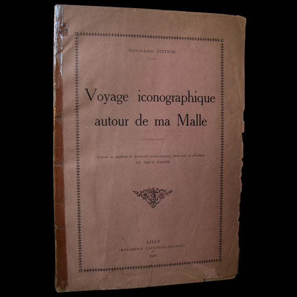 PUBLICITÉ DE PRESSE 1925 LOUIS VUITTON LA MALLE NÉCESSAIRE DE VOYAGE