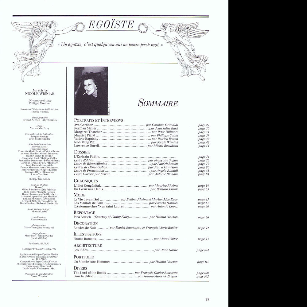 Egoïste n°8 (1984)