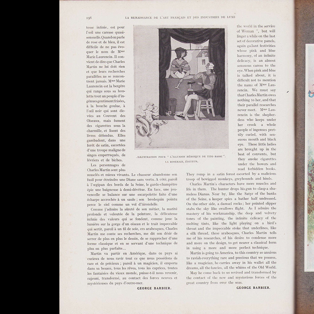 La Renaissance de l'Art Français et des Industries du Luxe - Le studio de Madame Agnès, Charles Martin (avril 1927)