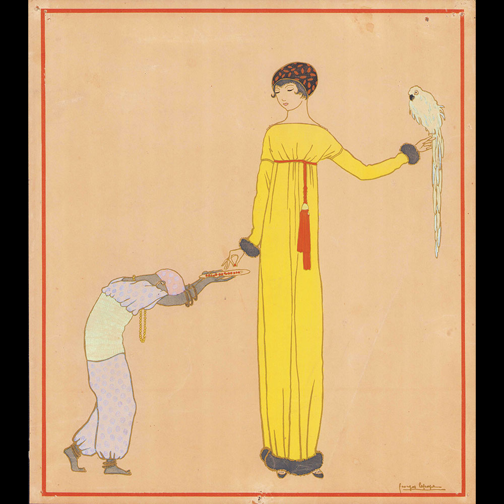 Les Choses de Paul Poiret vues par Georges Lepape - Pochoir (1911)