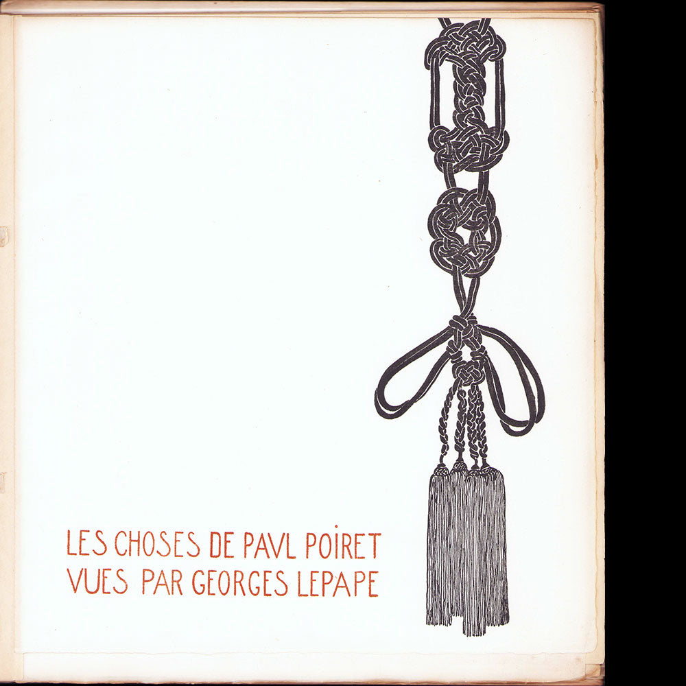 Poiret - Les Choses de Paul Poiret vues par Georges Lepape (1911)