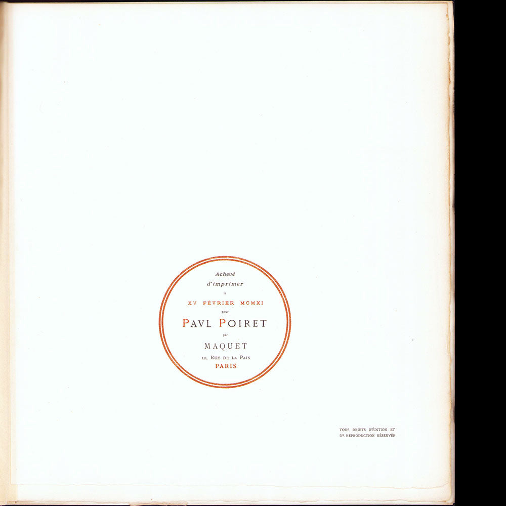 Poiret - Les Choses de Paul Poiret vues par Georges Lepape (1911)