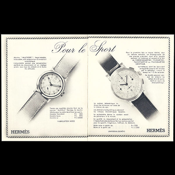 Herm s catalogue d horlogerie circa 1935